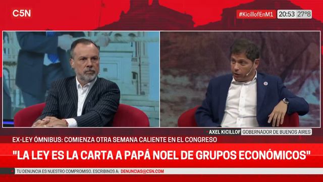 AXEL KICILLOF habló con GUSTAVO SYLVESTRE en MINUTO UNO | ENTREVISTA COMPLETA смотреть онлайн