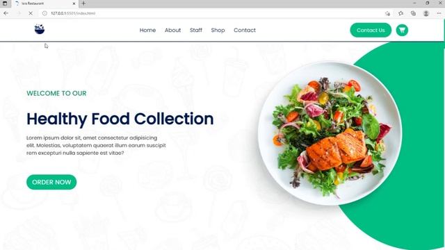 Complete online food store with a shopping cart | HTML SCSS & JavaScript смотреть онлайн
