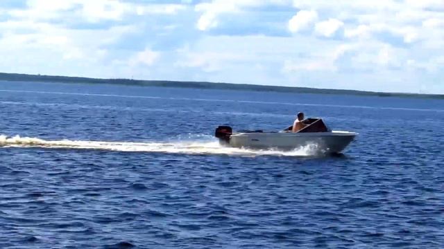 Катер Онего-435 и мотор HDX-25 смотреть онлайн