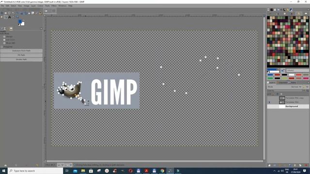 Gimp 2.10.20. Paths Tool Explained for Beginners. смотреть онлайн