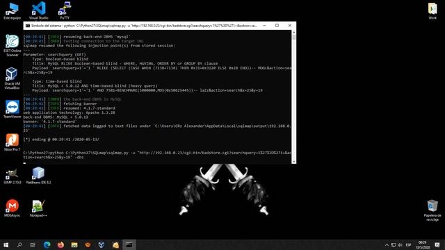 Visualización de Información de Base de datos, en badStore usando SQL injection смотреть онлайн
