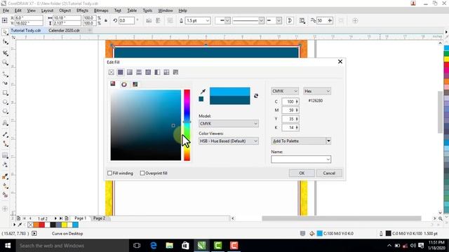 How to Design Calendar 2020 in CorelDraw смотреть онлайн