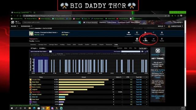 Warcraft Logs: How to view your rotation. смотреть онлайн
