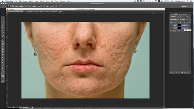 photoshop tutorial skin retouching with free action file смотреть онлайн