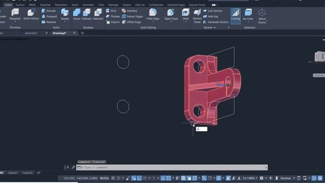How To Convert 2D To 3D In AutoCAD | Autocad Assembly Drawing