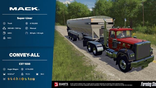 FARMING SIMULATOR 22 - FENDT 900 VARIO, CLAAS TRION 750, MACK SUPERLINER I BIGBAGI!!! смотреть онлайн