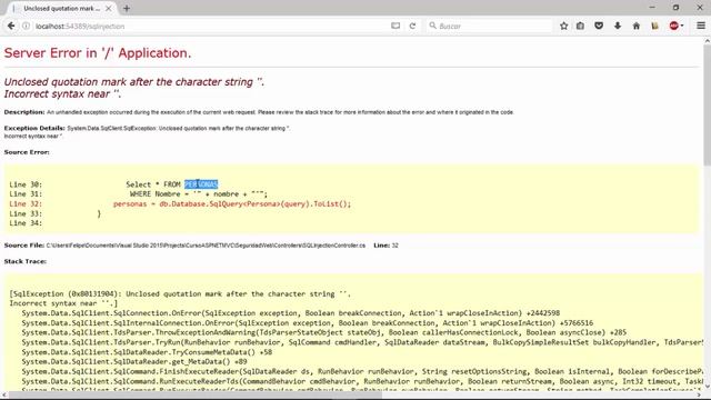 Inyección de SQL (SQL Injection) | Seguridad Web | Programando en ASP.NET MVC 5 смотреть онлайн