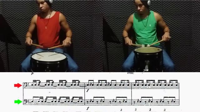 Dueto de Caixa 1 - 4/4 - 85 Bpm - Percussão смотреть онлайн