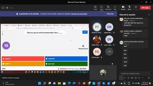 Participando en la Prueba Interactiva de Kahoot.it acerca de Past Simple en Inglés - Cristhudios смотреть онлайн