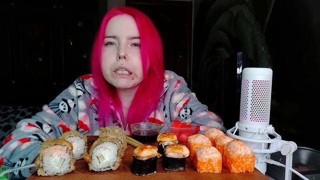 Роллы мукбанг/rolls mukbang смотреть онлайн