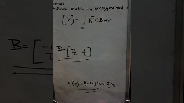 Stiffness matrix-2 noded bar element смотреть онлайн