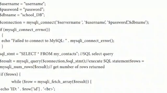 12 th Comp Application ch 9 Connecting PHP and MYSQL part 2 смотреть онлайн
