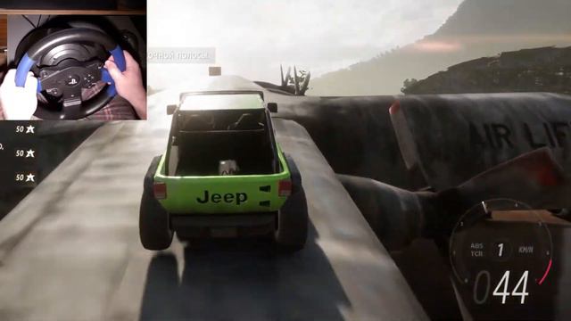 707HP Jeep Trailcat Airplane Jump Forza Horizon 5 Thrustmaster T150 gameplay смотреть онлайн