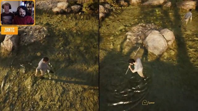A Way Out - Fishing (PS4 Gameplay) смотреть онлайн