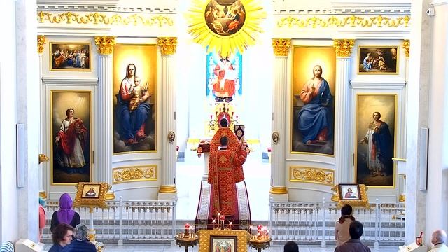 14.05.2023 10-00 Прямая трансляция в Храме Рождества Христова на Песках, Санкт-Петербург. смотреть онлайн