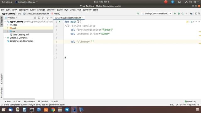 # Kotlin Programming Part-5 (String Concatenation in Kotlin Using String Templates) смотреть онлайн