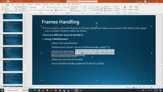 ? How to handle Frames | Frames Handling | Parent Frame| Child Frame ? смотреть онлайн