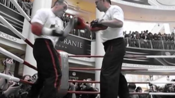 Roy Jones jr. vs. Denis Lebedev/Denis Lebedev media workout
