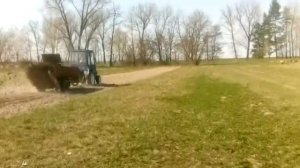 Навозоразбрасыватель для минитрактора