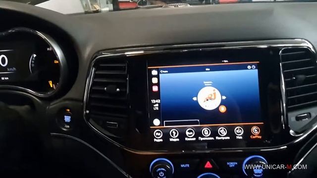 Яндекс навигатор в системе CarPlay. Установка на Jeep Grand Cherokee, U-Connect 8.4 смотреть онлайн