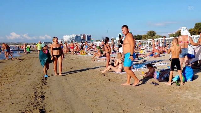 #Анапа и "Бабье лето". Прогулка по пляжу 13 сентября смотреть онлайн