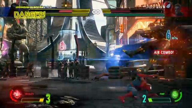 Venom & Black Panther vs Spider-Man & Hawkeye (Hardest AI) - Marvel vs Capcom: Infinite смотреть онлайн
