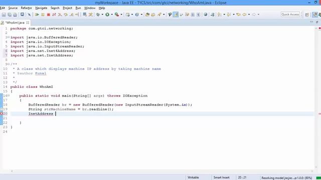Java Networking - Basics - WhoAmI? смотреть онлайн