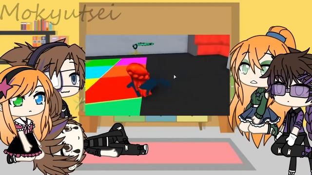 Afton Family reacts to Flamingo //Read the Description//Roblox//Gacha Club смотреть онлайн