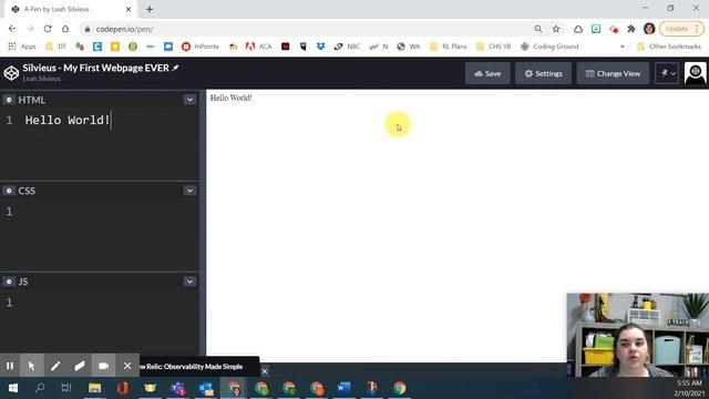 Codepen Account & Sharing a Codepen URL смотреть онлайн