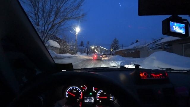 Саратов Завалило снегом Первый раз выехал на машине после ремонта смотреть онлайн