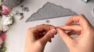 Ободок снежинки Корона снегурочки / Кокошник На Скорую Руку / Diy Glitter Foam Crown Headband