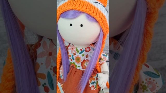 куколка Олеся  #текстильнаякукла #куклы #игрушки