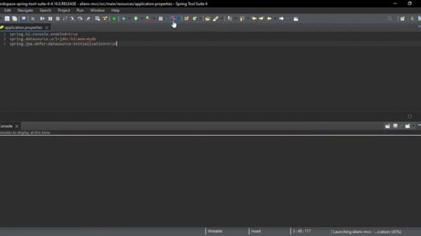 Table not found (this database is empty); SQL statement | org.h2.jdbc.JdbcSQLSyntaxErrorException