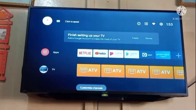 Unboxing Setup / Sharp Aquos Android 42 inch Hd Led Tv 2021 Model 2T-C42CG1X смотреть онлайн