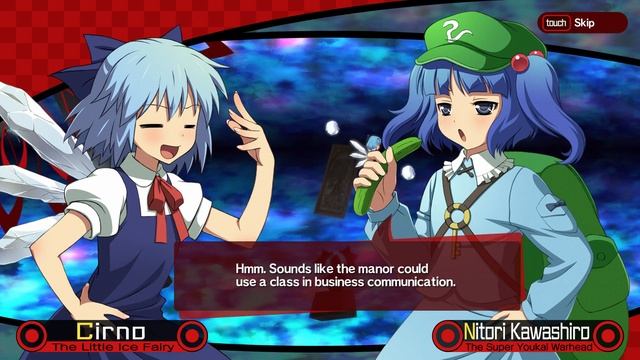 Touhou: Azure Reflections - Cirno 2CC (Easy) смотреть онлайн