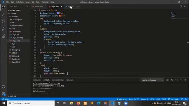 Learn Sass in 20 Minutes in telugu | Sass & Scss Crash Course by Parvatheesam Thokala смотреть онлайн