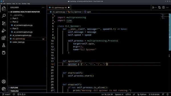 Easy loading and waiting spinner for Python terminal applciations