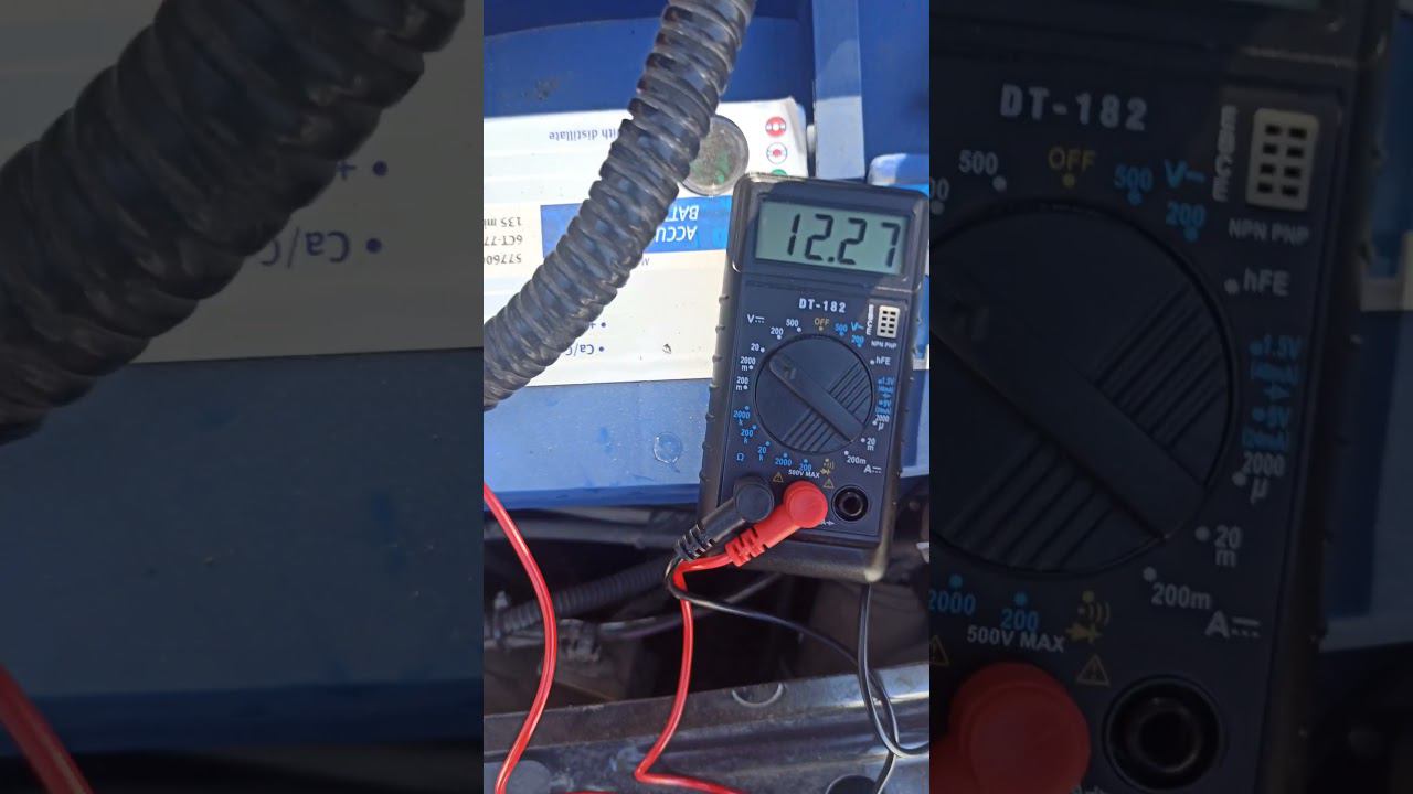 Как проверить аккумулятор автомобиля мультиметром. смотреть онлайн