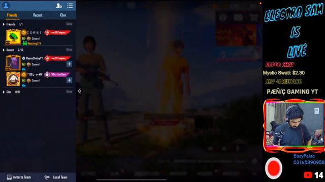 Conqueror Lobby Gameplay | iPad Air 4 PUBG MOBILE Stream | EleCtRo SaM is Live | Sam Bro Gaming смотреть онлайн
