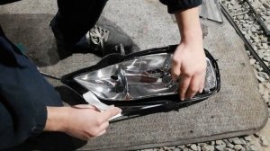 Розборка чистка и покраска масок фар Opel Astra G