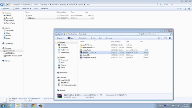 How To Install Mods With The New Minecraft Launcher (Minecraft 1.6.1/1.6.2) смотреть онлайн