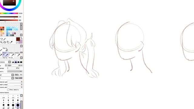 Как рисовать волосы 1 часть и история о неудавшемся заказе ll How to draw hair part 1 (≖ ͜ʖ≖) смотреть онлайн