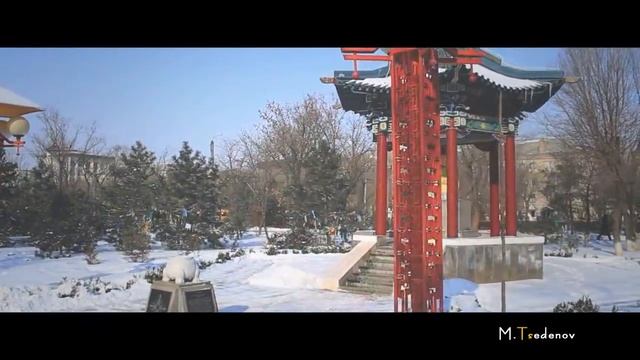 Путешествие в Калмыкию. Зимняя Элиста. Прогулки по городу смотреть онлайн