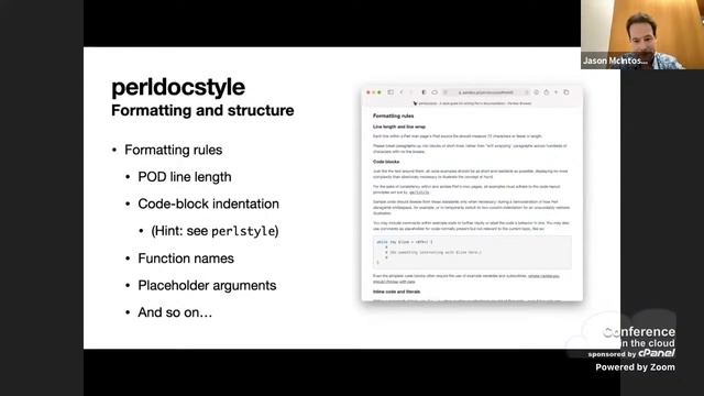 A tour of Perl's new documentation style guide - Jason McIntosh смотреть онлайн