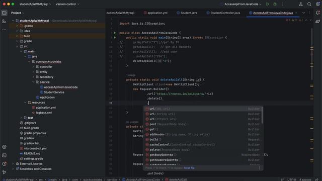 Create API Request from Java Code using HttpClient | Part 5: HTTP Delete api call Request Tutorial смотреть онлайн