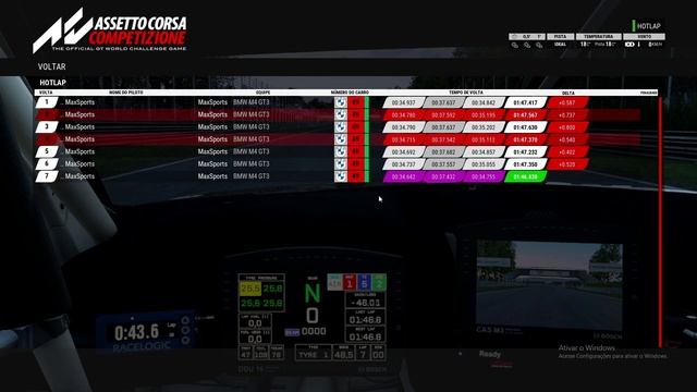 ACC MONZA BMW M4 GT3 01:46:830 + SETUP