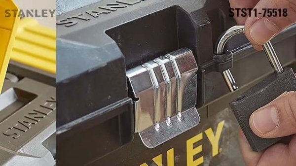 Stanley 16” Essential Tool Box | High storage | Compact for daily use