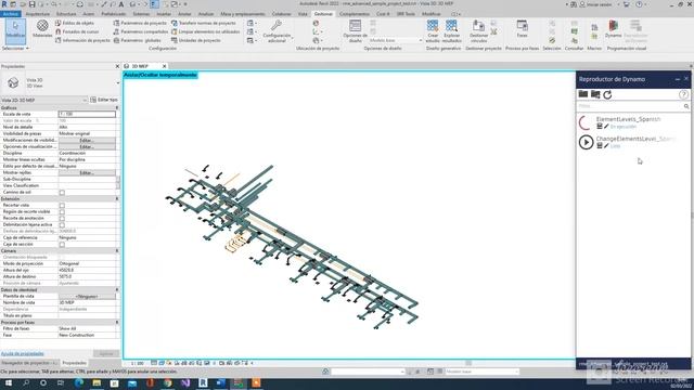 Change MEP Elements Levels without moving via Dynamo Python Revit смотреть онлайн