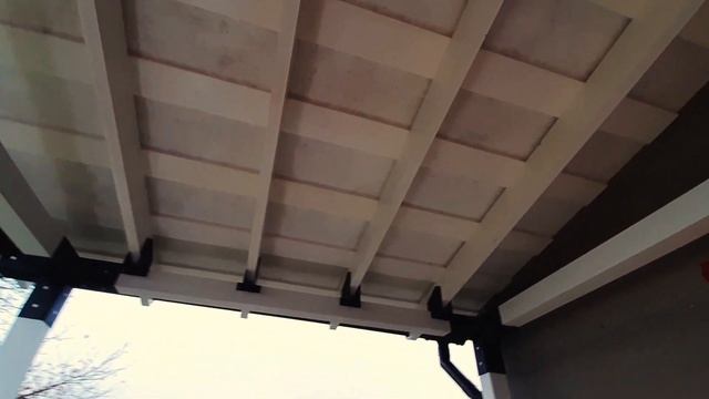 Приставная терраса из бруса и модульного крепежа смотреть онлайн