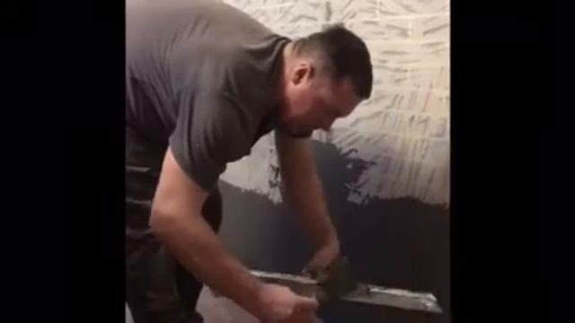 Имитация кирпичной стены своими руками! смотреть онлайн
